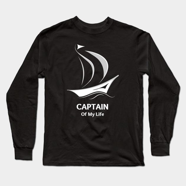 CAPTAIN 2 ,CAPTAIN SHIRT ,captain of my life boat ,captain of my life Long Sleeve T-Shirt by Hosen Art
